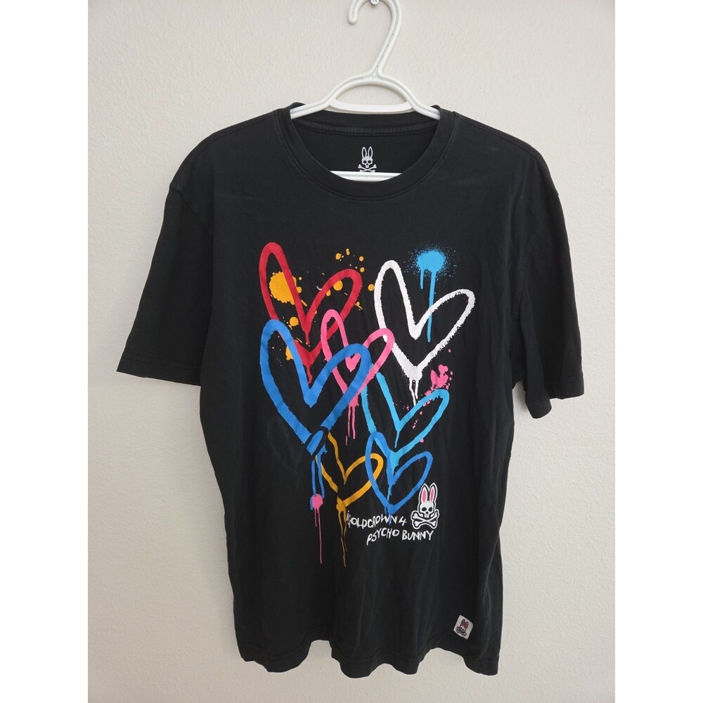 Psycho Bunny X James Goldcrown 4 2017 Size 6 Large Men's Black B6U752A1PC